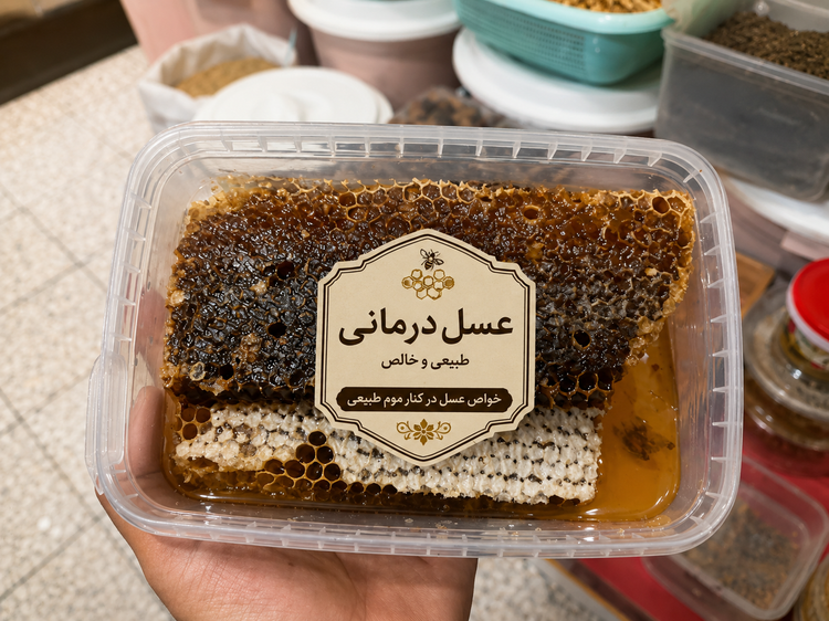 عسل درمانی